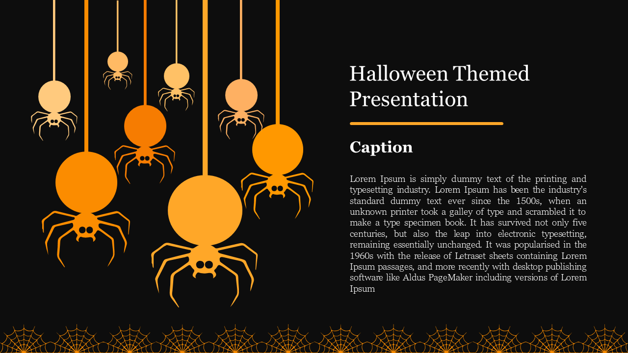 Free - The Best Halloween Themed Presentation Template Design